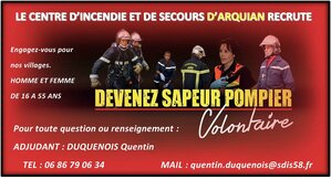 Recherche pompiers volontaires